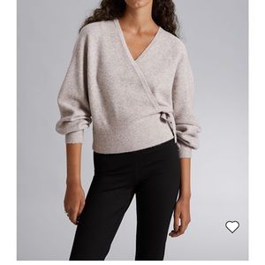 Wrapped Black Cardigan